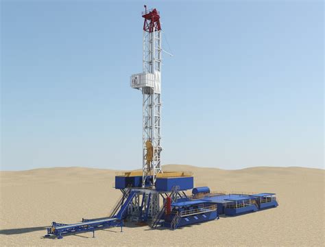 Drilling Rig 3d Model