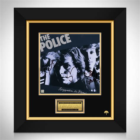 The Police Reggatta De Blanc Limited Signature Edition Lp Cover Custom