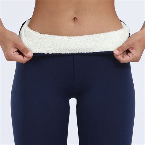 CHRLEISURE Mallas Gruesas Y C Lidas Para Mujer Pantalones T Rmicos De