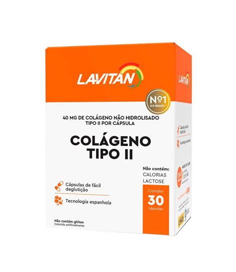 Colágeno Tipo II Lavitan 30 Capsulas JuliFarma