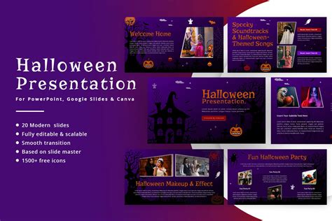 Free Halloween Presentation Template Slidestack