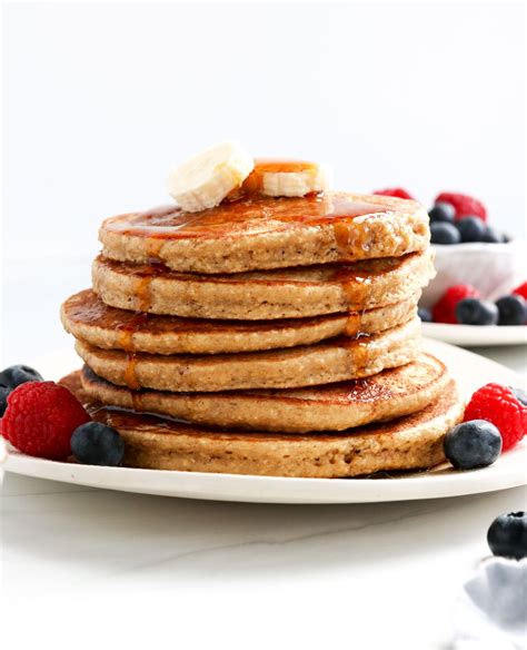 Banana Oatmeal Pancakes Fluffy Gluten Free Quinoa Recipe