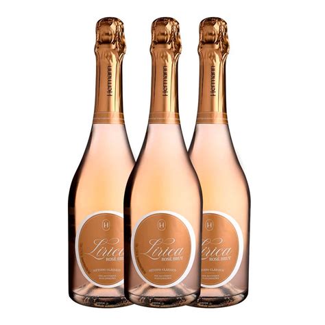 Kit 3x Hermann Lírica Brut Rosé Wine Out Distribuidora de Vinhos