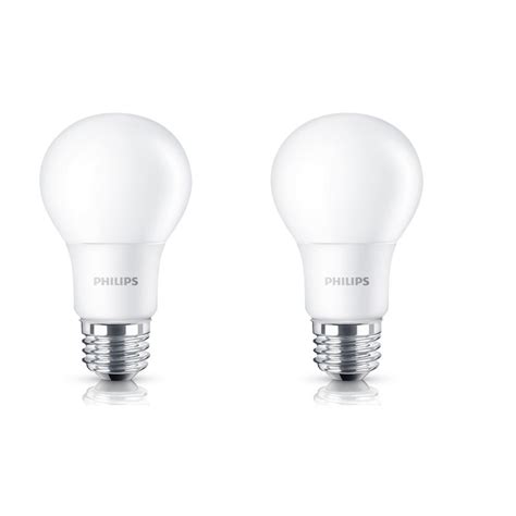 Philips Led 8 5w 60w A Line A19 Soft White Non Dimmable 2700k 2