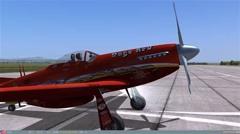 P 51 Reno Racer Dago Red