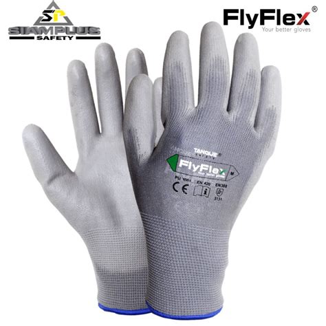 Guantes Nylon Poliuretano Fly Flex Siamplus Safety