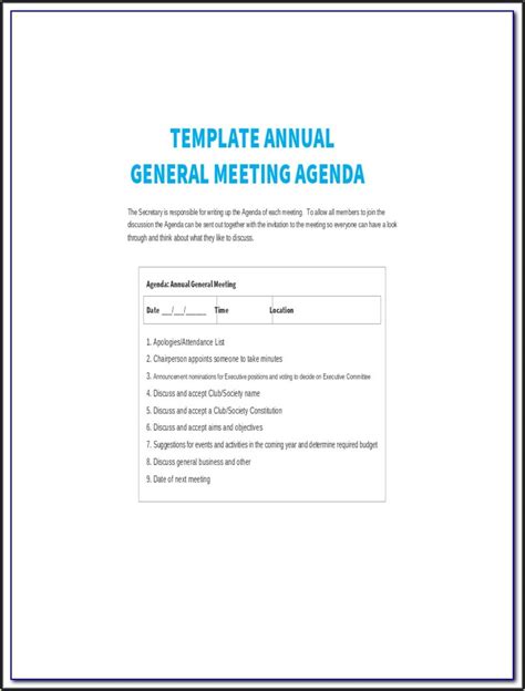 Osha Safety Committee Meeting Minutes Template Template Resume