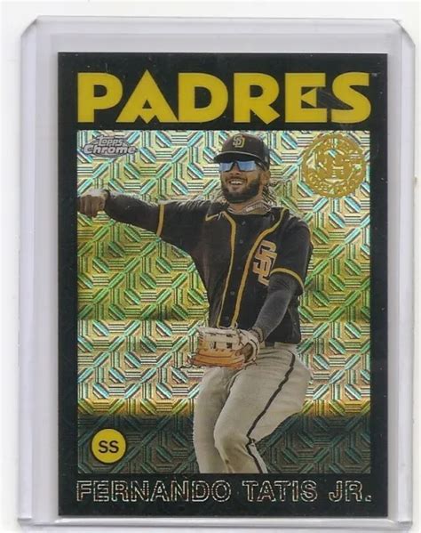 Topps Update Fernando Tatis Jr E Anniversaire Noir Chrome