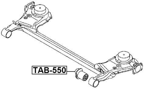 Crossmember Bushing Febest Tab Oem B Ebay