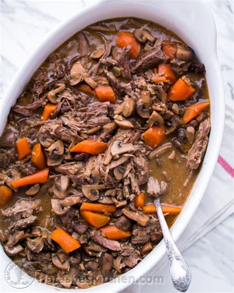 Beef And Mushroom Pot Roast A Slow Cooker Recipe