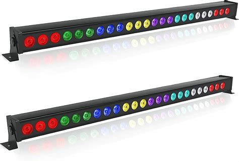 Stage Light Bar 72W 24 LEDs RGB 3 In 1 Light Bar With DMX Control Sound