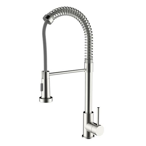 Single Handle Pull Out Kitchen Faucet Apex Stone And Cabinet