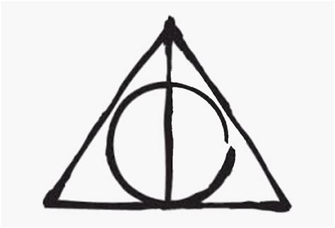 Harry Potter Deathly Hallows Symbol , Free Transparent Clipart - ClipartKey