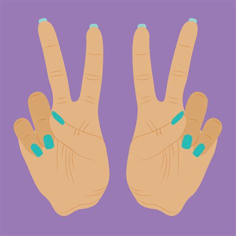 Peace sign flat illustration 30184815 Vector Art at Vecteezy