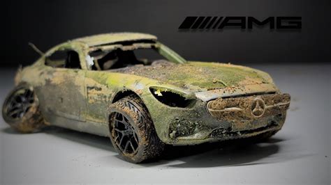 Destroyed MERCEDES BENZ AMG GT Restoration YouTube