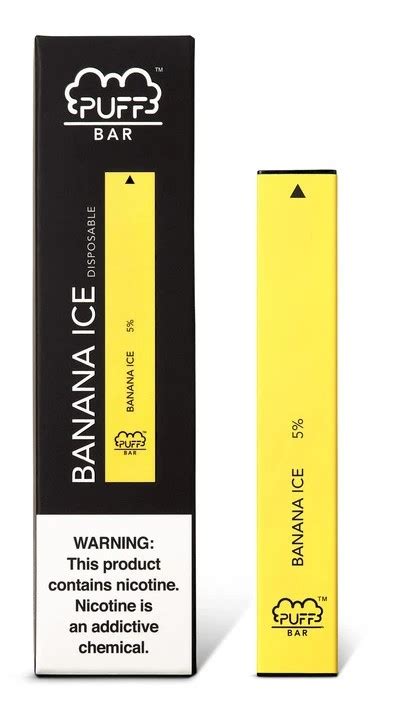 Puff Bar Banana Ice Disposable Vape - Puffholic Vape