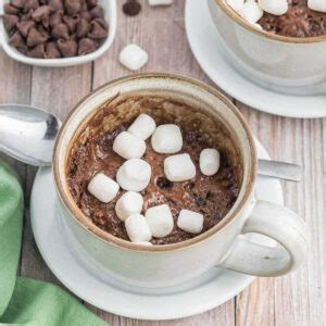 Hot Chocolate Mug Cake Desserts On A Dime