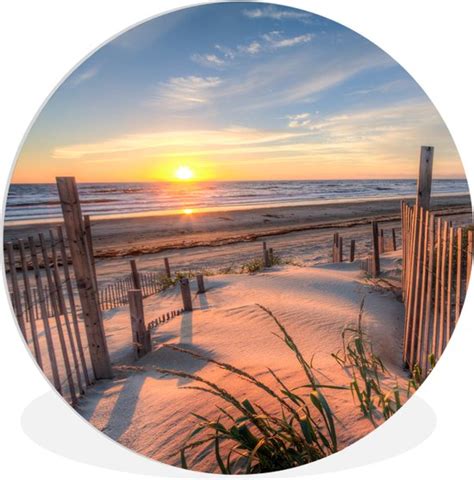 Wall Circle Wall Circle Indoor Plage Mer Dune Coucher De