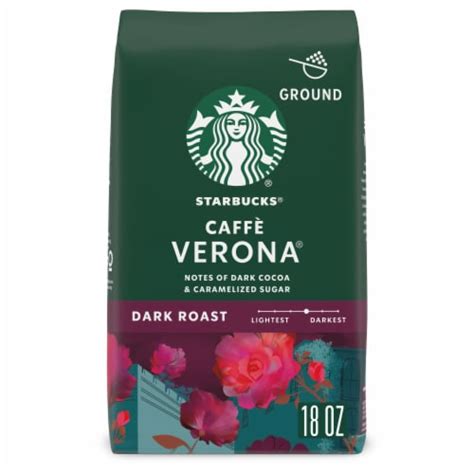 Starbucks Caff Verona Dark Roast Ground Coffee Oz King Soopers