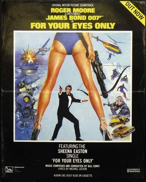 For Your Eyes Only Poster, 1981, Bysouth Brian