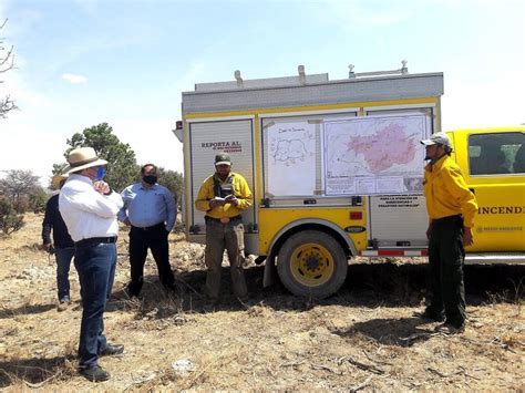 Reconoce Gobierno Estatal Labor De Combatientes De Incendio En Sierra