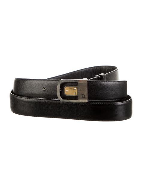 Loewe Leather Waist Belt Black Belts Accessories Low The