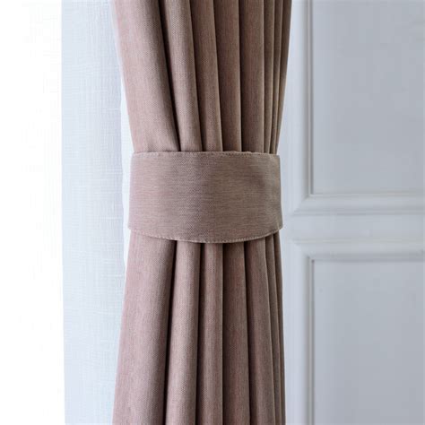 Zigzag Twill Mocha Brown Blackout Curtain Drapes