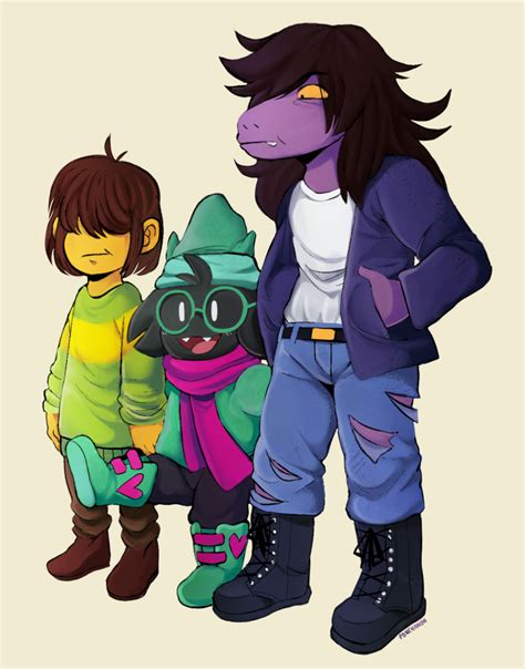 Ralsei Susie Kris Dreemurr Undertale Deltarune Funny