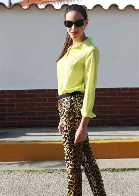 Brainstylist Look Of The Day Animal Print Neon