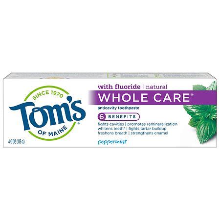 Tom's of Maine Whole Care Toothpaste | Walgreens