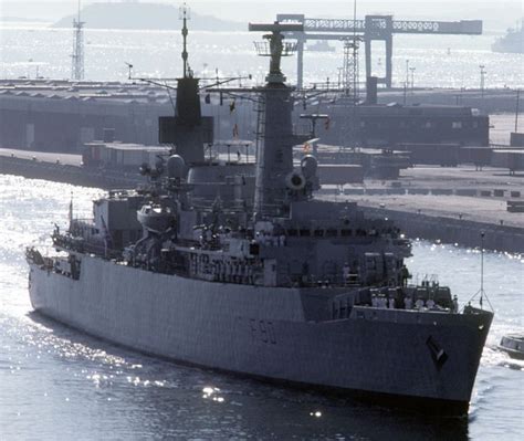 HMS Brilliant F 90 Type 22 Broadsword class Guided Missile Frigate ...