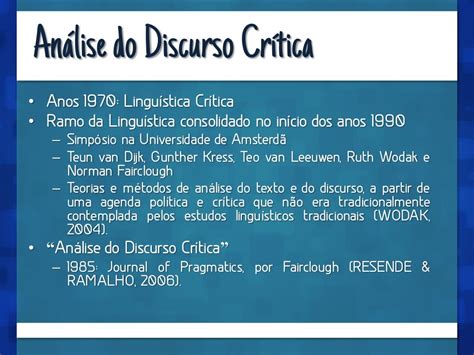 Minicurso Análise De Discurso Crítica E Mídia Semana De Letras