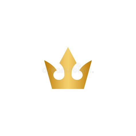 Icono Del Logotipo De La Corona Del Oro Ilustraci N Del Vector