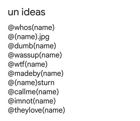 Username Ideas Nombre Para Instagram Nombres De Usuario Para