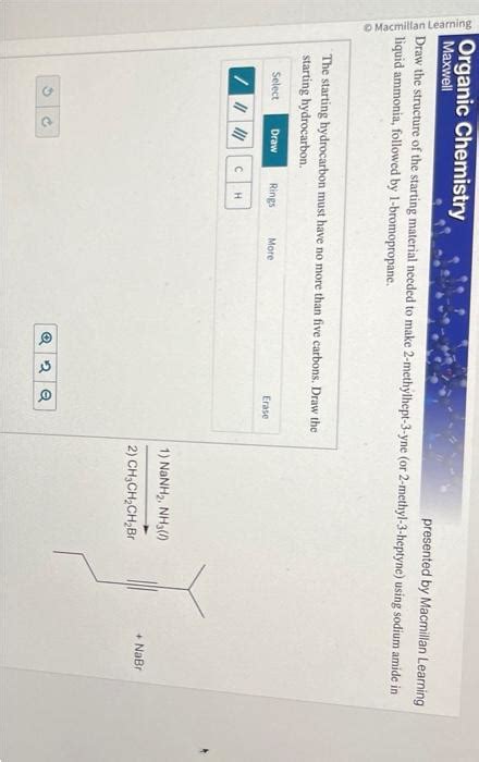 Solved Draw The Structure Of The Starting Material Needed To Chegg