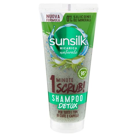 Sunsilk Ricarica Naturale Minute Scrub Shampoo Detox Per Tutti I