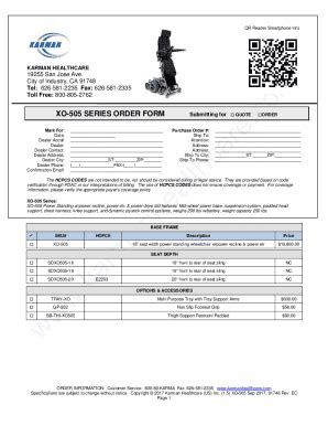 Fillable Online Fillable Online FLEXX WHEELCHAIR ORDER FORM Fax Email