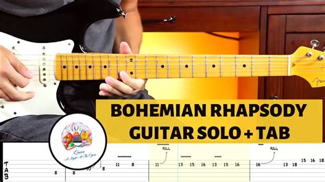 Bohemian Rhapsody Queen Guitar Solo TAB Playthrough Cover YouTube