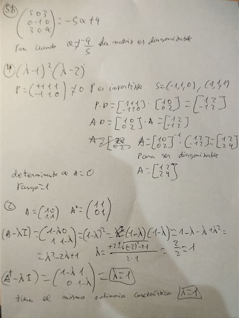 Ejercicios Diagonalizacion De Matrices Pdf