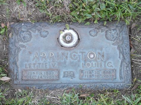 Lettie Venie Davis Arrington M Morial Find A Grave