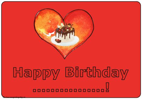 Custom Greetings Cards for Birthday - Cake | Happy Birthday ...