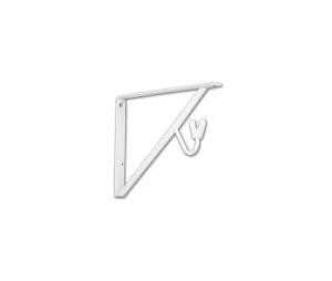 Knape Vogt KV1198BPWT12 Shelf Bracket With Fixed Rod Extra Heavy Duty