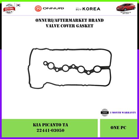 Ta Kia Picanto Ta Korea Aftermarket Valve Cover Gasket