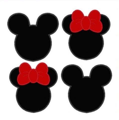 Pin By Elizabeth Portillo On Minnie Mickey Mickey Mouse Silhouette