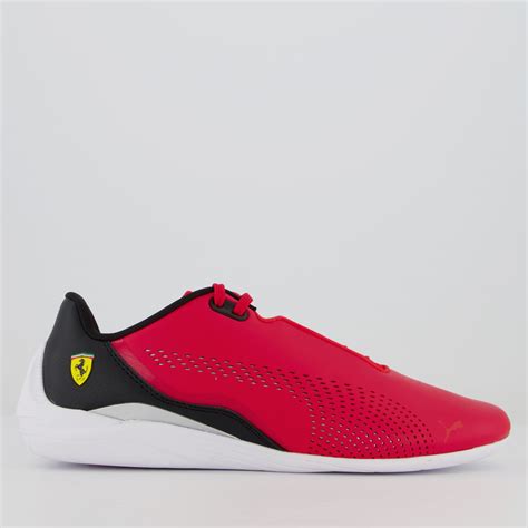 T Nis Puma Scuderia Ferrari Drift Cat Decima Vermelho E Branco