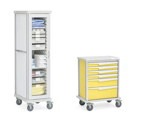 Medical Storage Carts With Wheels | Dandk Organizer