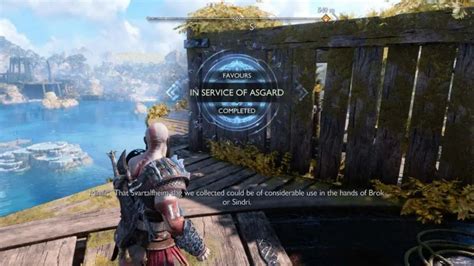 How To Complete In Service Of Asgard Svartalfheim Favor In God Of War