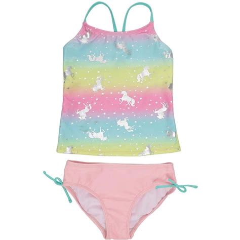 Badeanzug F R M Dchen Tankini Einhorn Bikini Set Darilo