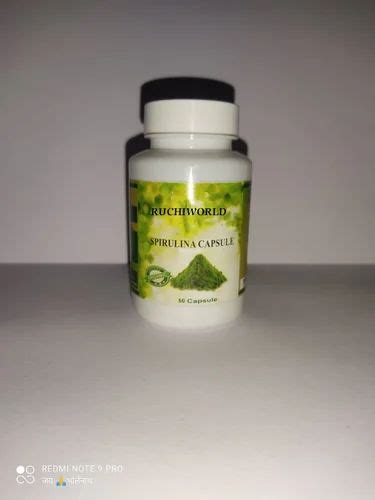 Spirulina Capsule 500 Mg 60 Capsule Packing Rate 65rs Packing Type