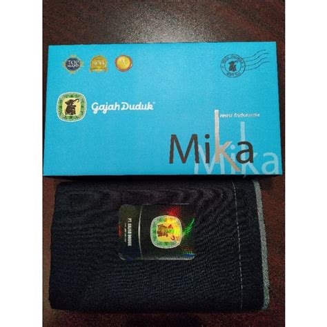 Jual Sarung Gajah Duduk Mika Polos Hitam Putih Shopee Indonesia